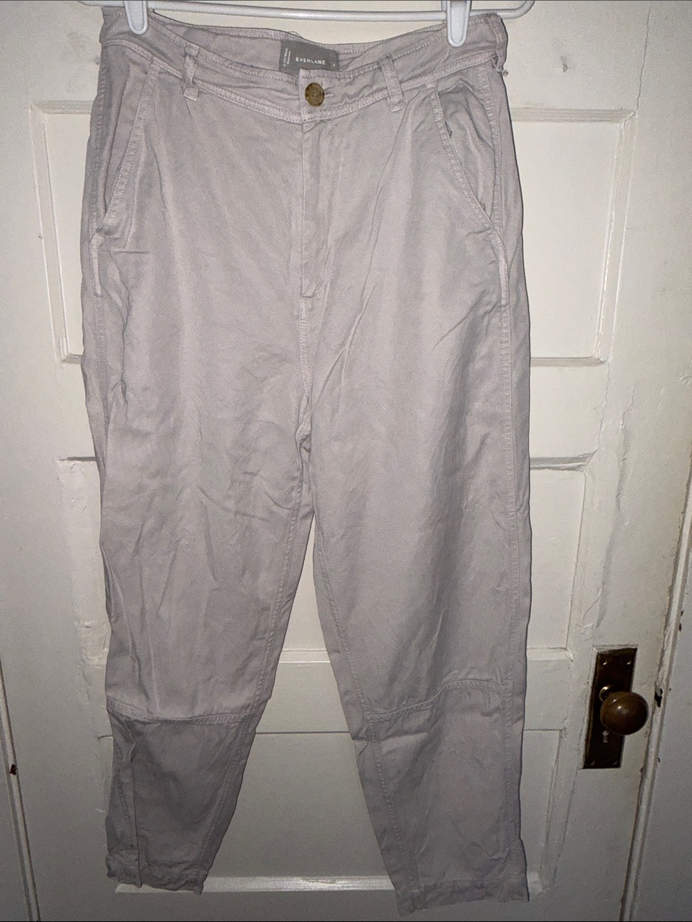Everlane Light Gray Women's Tapered Trousers